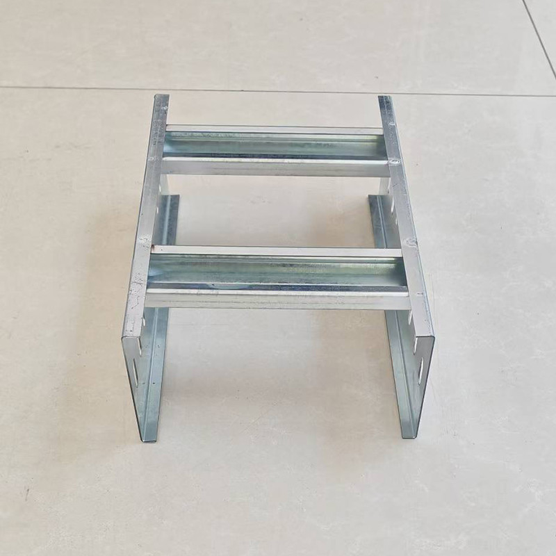 Stainless Steel / Aluminum Galvanized Cable Ladder Support 50 Mm Cable Tray For Electrics