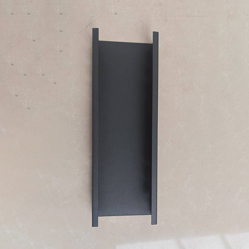 Industrial Grade Black Fireproof Cable Tray Metal Corrosion Resistant Square Ventilation Channel