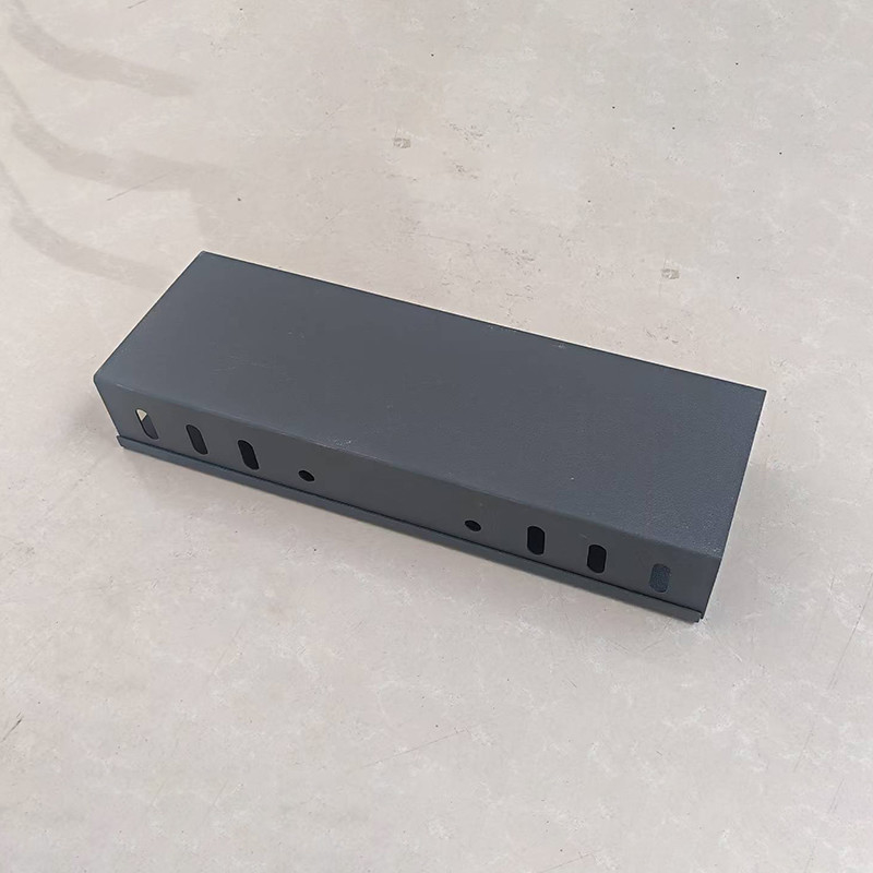 Easy To Install Fireproof Cable Tray Galvanized Perforated Railway Cable Trough 0.7mm-2.5mm Thickness