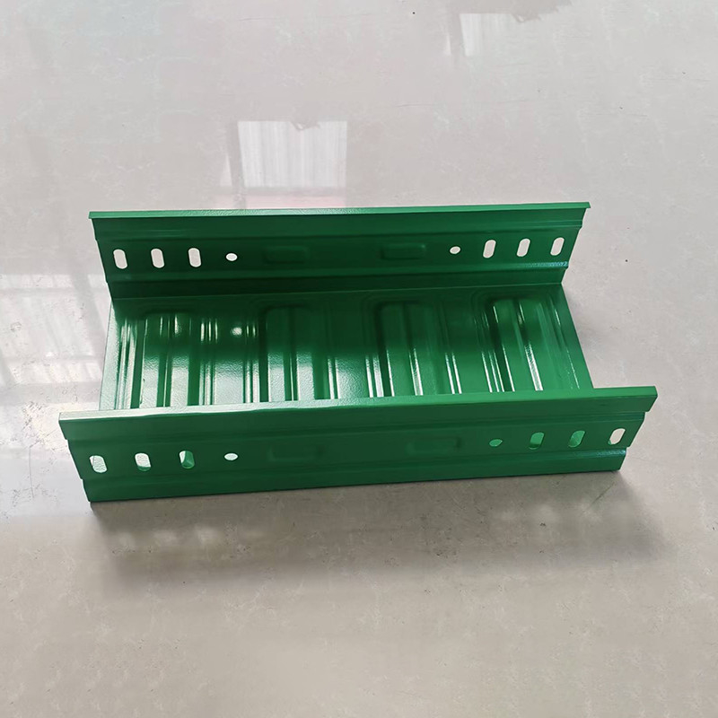 Ladder Rack Lay Bridge Solid Bottom Cable Tray 2000mm 2400mmFor Factories Construction