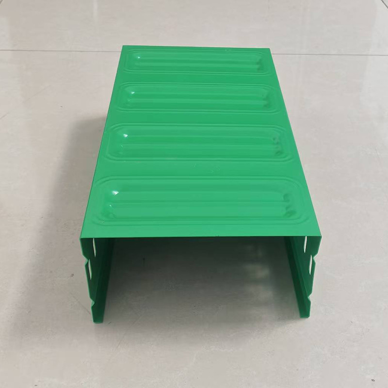 Building Material Galvanized Steel Cable Tray Ladder Type Solid Bottom