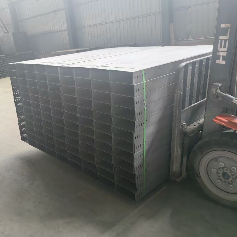 Fast Delivery Fireproof Cable Tray Powder Coated Perforated Trough Galvanized Steel