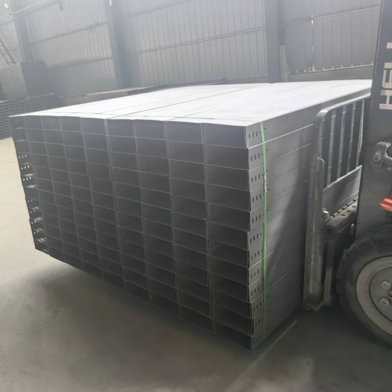 High Temperature Resistant Trough Type Cable Tray Powder Coating Treatment Corrosion Resistant