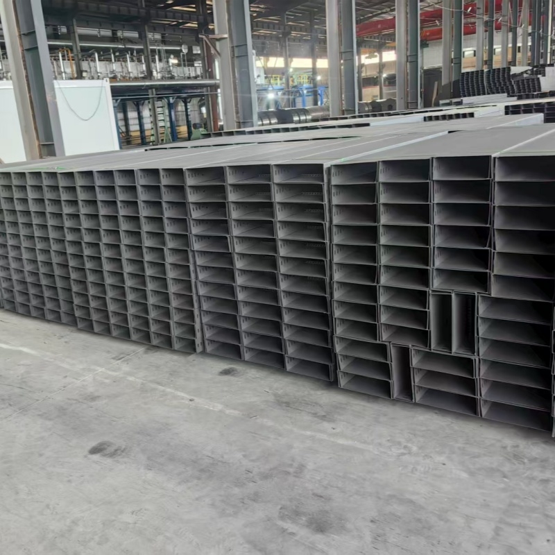 High Temperature Resistant Trough Type Cable Tray Powder Coating Treatment Corrosion Resistant