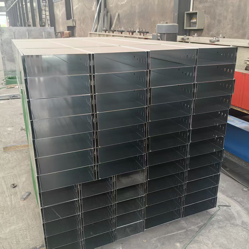 Powder Coating GI Cable Tray Customized According To Drawings Hot Dip Galvanized Perforated Cable Tray
