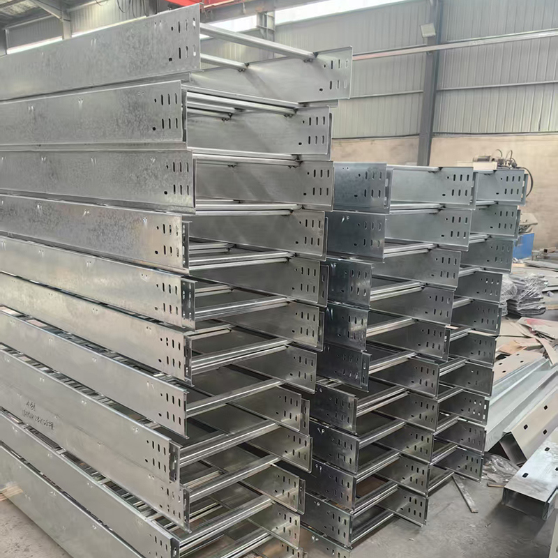 Aluminum Alloy Cable Tray Silver Power System Beautiful and Anticorrosive