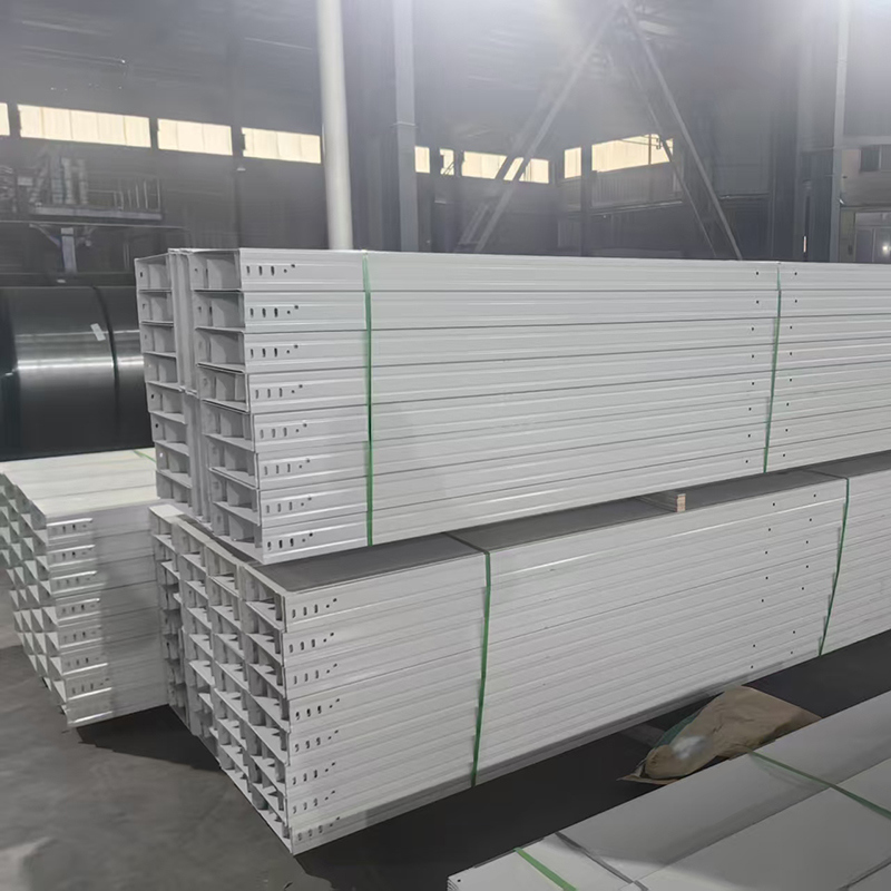Hot Sale Galvanized Trough Cable Tray Ventilated Steel Perforated Cable Tray in Different Sizes for Construction Accessory