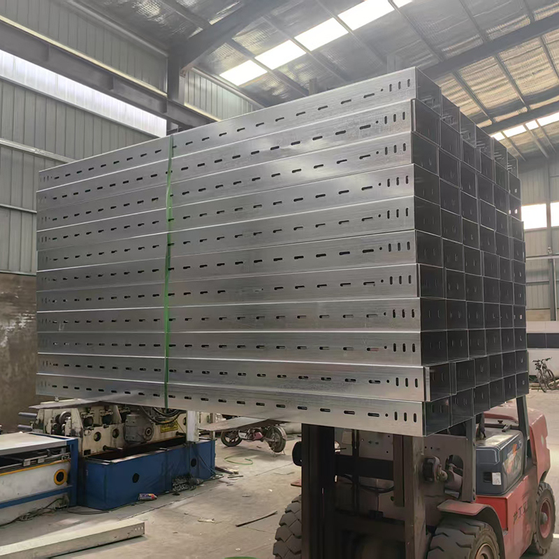 Custom Perforated Cable Tray Hot Dip Galvanized Cable Trunking Duct For Industrial & Construction Factory Price List
