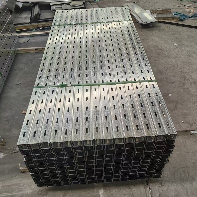 Custom Perforated Cable Tray Hot Dip Galvanized Cable Trunking Duct For Industrial & Construction Factory Price List