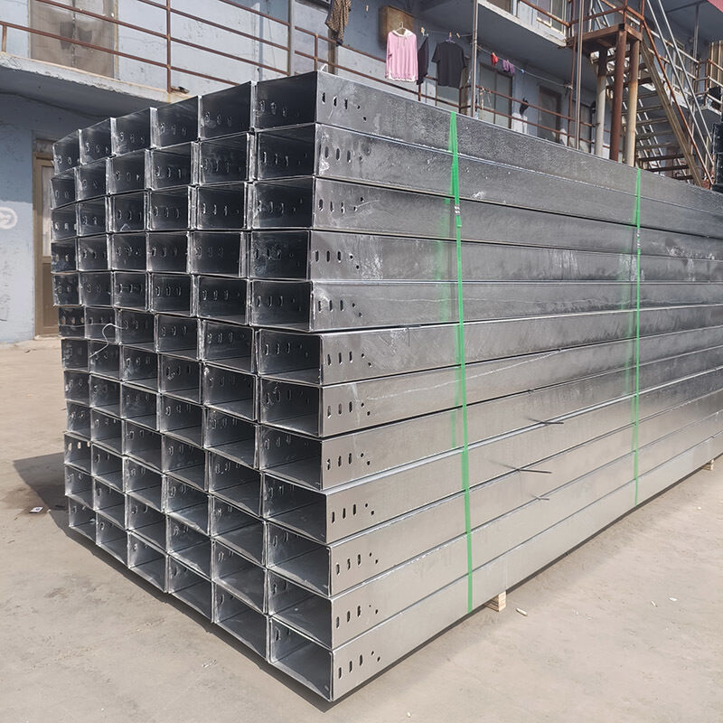 Pre-Galvanized Perforated Cable Tray Energy Saving CE Certified Corrosion Resistant High Strength Factory Discount