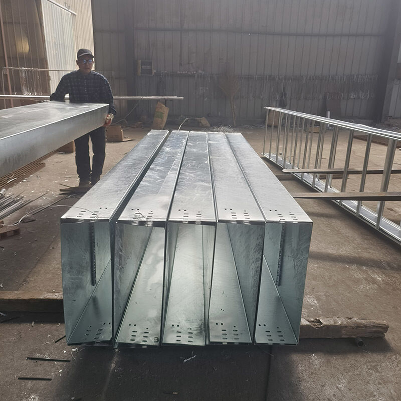 Premium Cable Tray Metal Galvanized with Cover Industrial Construction for Cable Laying